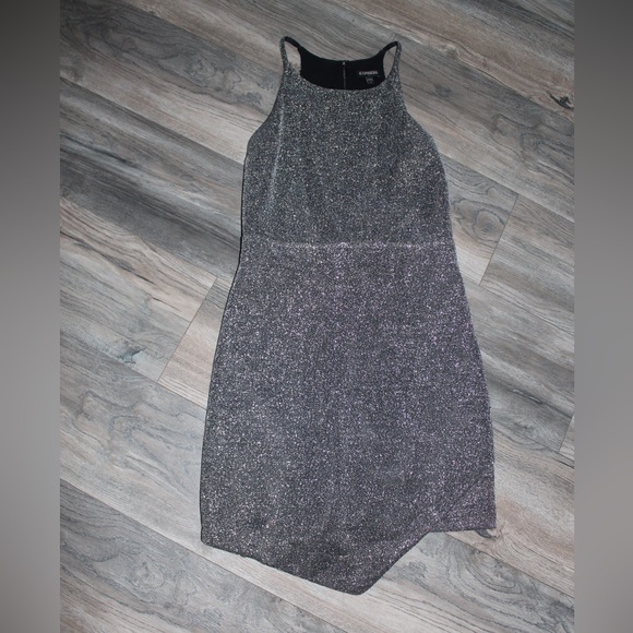 Express Dresses & Skirts - Black/Silver Party Dress 🖤